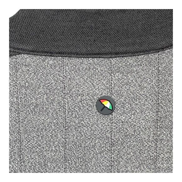 Arnold Palmer Pebble Beach Fleece Jacket Mens XL Gray Full Zip Golf Sweater - Picture 5 of 13